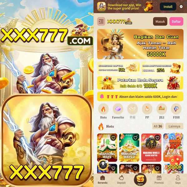 XXX777 2026 Slot Gacor RTP Tinggi